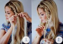 Как аккуратно собрать длинные волосы?
